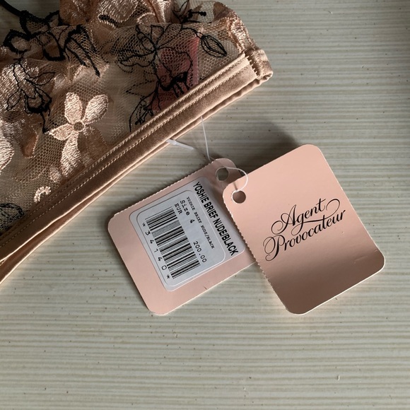 BNWT Agent Provocateur Yoshie Brief $230 in 4 (L) - Picture 3 of 8